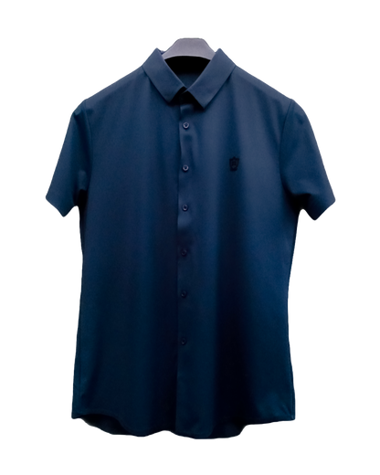 MIDNIGHT BLUE | SEMI FORMAL SHIRT | WAQT-E-DAUR