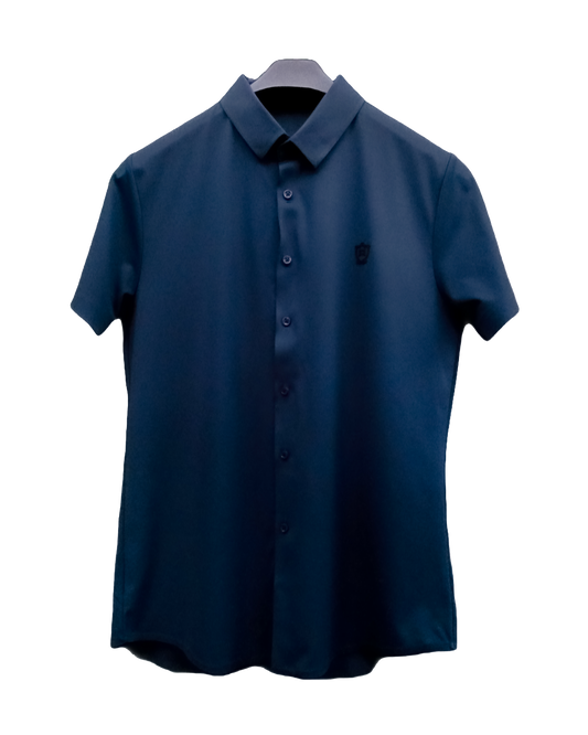 MIDNIGHT BLUE | SEMI FORMAL SHIRT | WAQT-E-DAUR